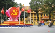 Hanoi dressed in flags and flowers to welcome 14th National Party Congress